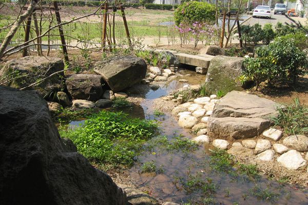 県立大村城南高等学校ビオトープ整備工事（大村市）